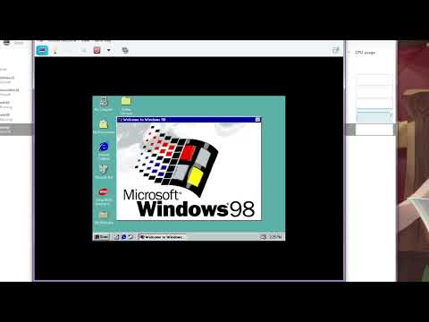 Installing Windows 98 in QEMU/KVM on Linux