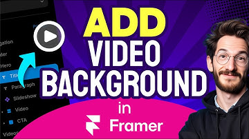 How to ADD VIDEO BACKGROUND in Framer (Step by Step) 2025