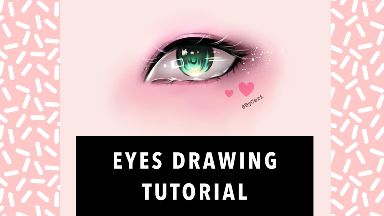 Hướng dẫn Cách vẽ mắt trên ibispaint x cho người mới bắt đầu học vẽ