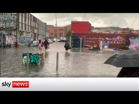 Two London hospitals hit by flooding declare 'major incidents'