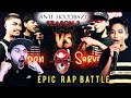 First indian rap in nepali rap battle  sudon vs sarvanash reaction new antf season 2  gbob