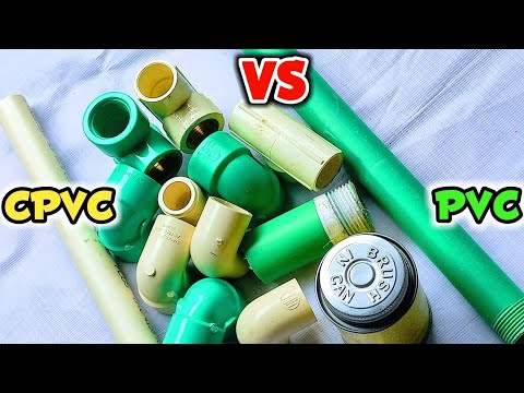 ভিডিও: কিভাবে আপনি CPVC থেকে PVC বলতে পারেন?