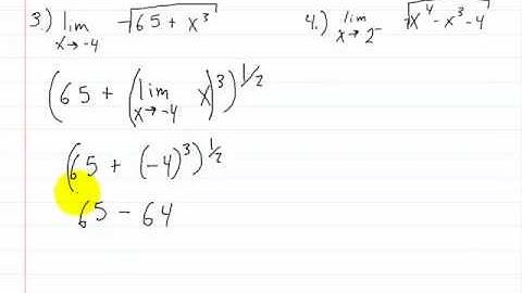 Calculus Limit Laws  Part 3