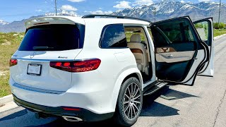 The 2024 Mercedes-Benz GLS 580 SUV is the Perfect Third-Row Seat SUV for the family with a V8!