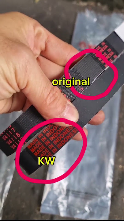 PERBEDAAN VBELT ORIGINAL VS KW ❗