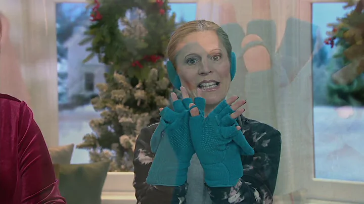 Multi-Mitt Gloves with Cell Phone Storage Pocket by Sprigs on QVC