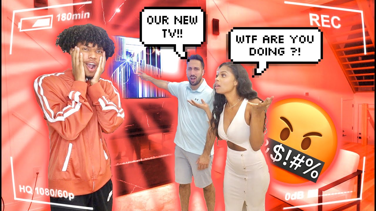 BROKEN TV PRANK ON JAMAICAN MOM!! *MUST WATCH*