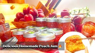 Jam With This EasyHealthyDelicious Homemade Peach Favorite With Calorie Free Sugar Added #recipe