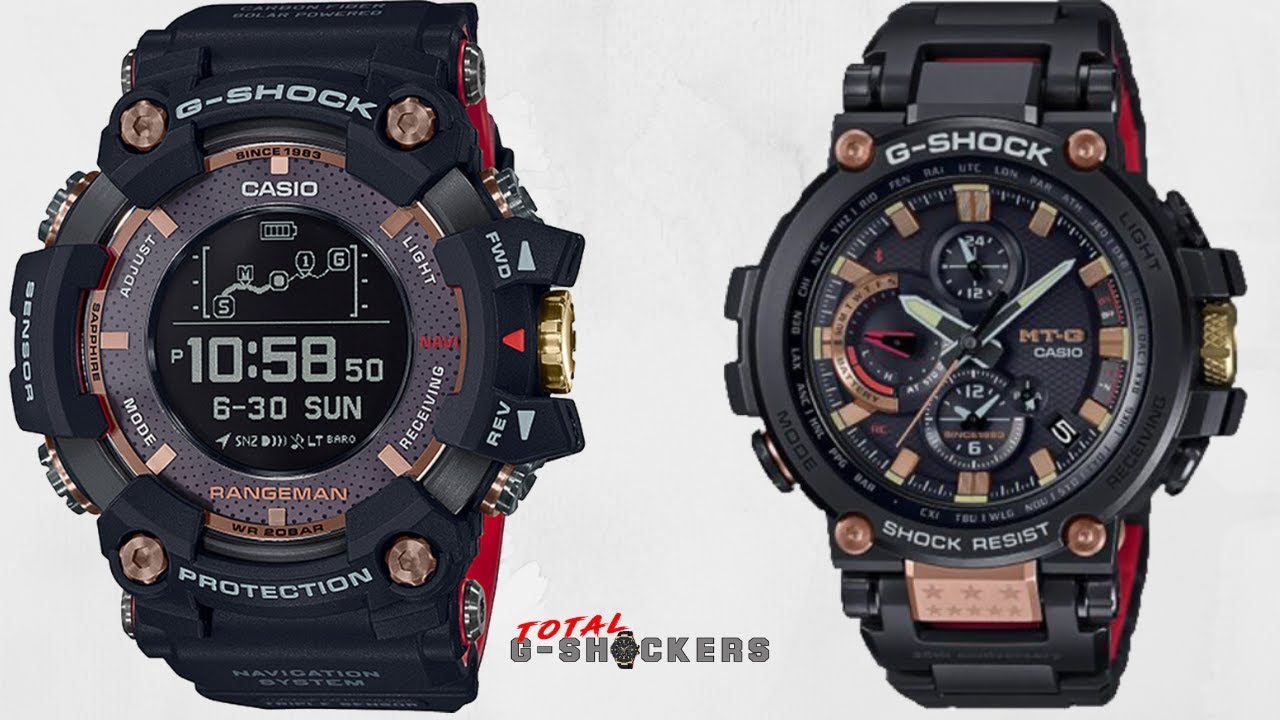 Casio G Shock Magma Ocean Collection Gprb1000tf 1 Rangeman Vs Mtg B1000tf 1a Youtube