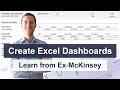 HOW TO BUILD EXCEL DASHBOARDS - Key Excel Skills for Consulting