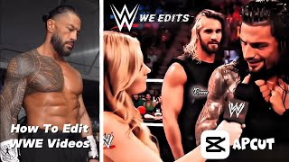 "How to Edit WWE Videos Like a Pro | CapCut Tutorial (Step-by-Step)" | WWE EDITS ☠️ | OTC EDITS | 🥶💀 screenshot 1