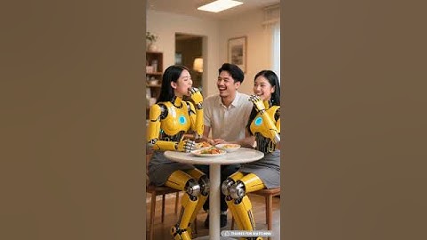 Two Beautiful Robots Made Him Happy #robotics #humanoid #shorts