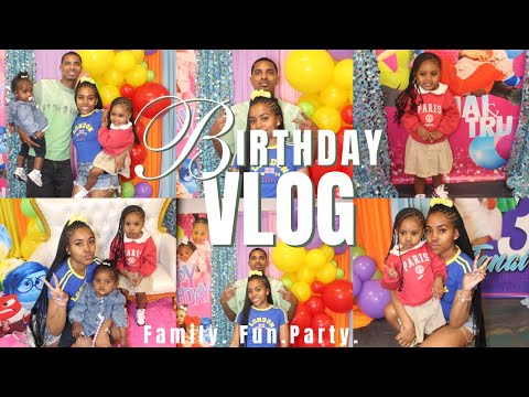 Tanaí & Tru Birthday Vlog 🎉🎂: Birthday Festivities + Inside Out Party + Family Fun ❤️🫶🏼