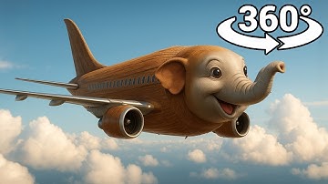 SIGMA BOY х BRAINROT but AIRPLANE Animals Part 3 VR 360°