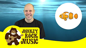 Slippery Fish | Monkey Rock Music | Kids Dance Songs & Nursery Rhymes