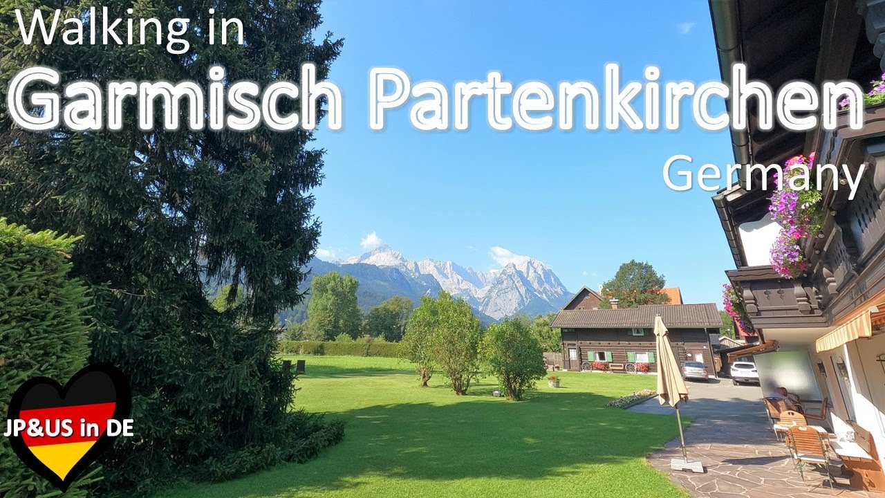 【Garmisch-Partenkirchenドイツ】 🇩🇪Walking in Garmisch-Partenkirchen Germany / Germany Trip Vlog①