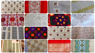 الگوهای بسیار واضح و مقبول خامک و گراف دوزی افغانی به درخواست دوستان Afghani handwork patterns