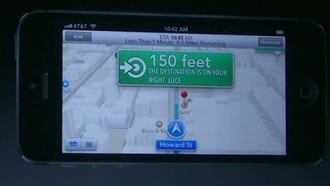 Raw Video: Apple demos new iPhone5 IOS 6 operating system