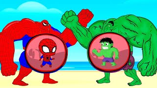 Evolution Of HULK PREGNANT vs Evolution Of SPIDER-MAN PREGNANT : Who Is The King Of Super Heroes?