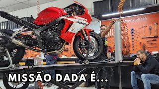 PREPARAÇÃO DA HONDA CBR 650 R DO ZERO PARA CORRIDA  | CRONÔMETRO LIGADO | TARGET RACE