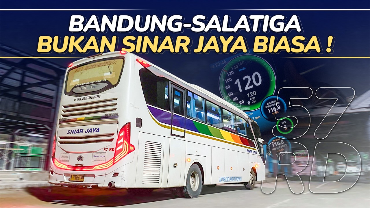 GAK NYANGKA BISA se-KENCENG INI 😮 Trip BANDUNG - SALATIGA Naik Bus Sinar Jaya 57 RD