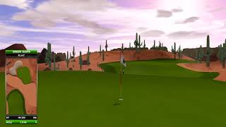 Golden Tee Great Shot on Rattlesnake Ridge!