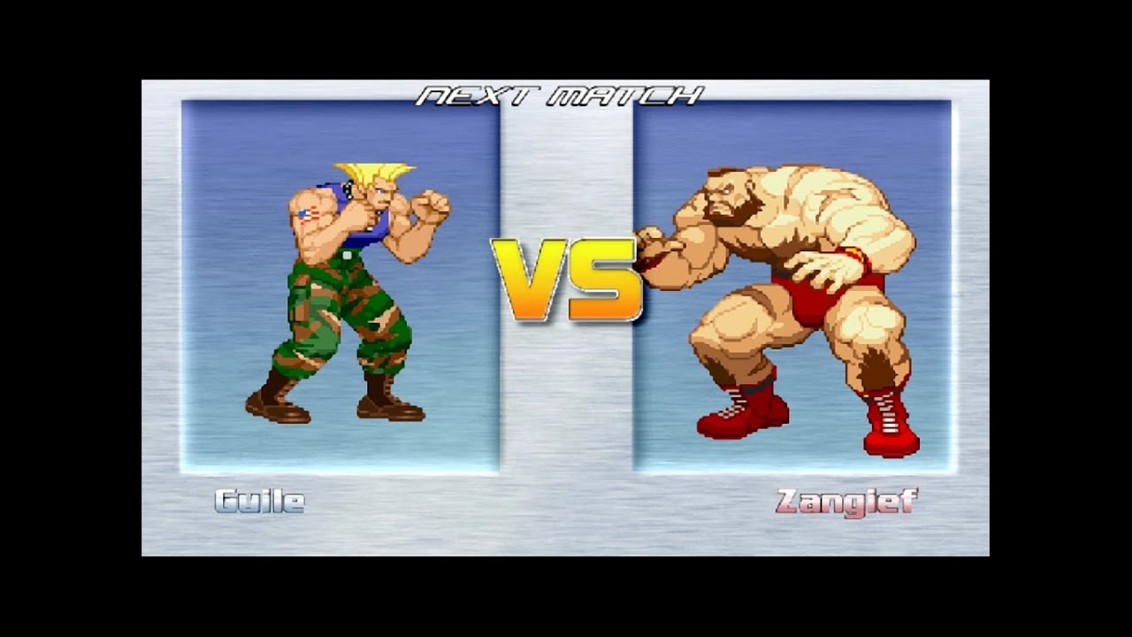 GUILE VS ZANGIEF STREET FIGTHER 2