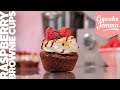 Raspberry Brownie Cups with Toasted Meringue Icing | Cupcake Jemma Channel