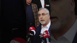 Bakan Işıkhan, Türk-İş Başkan Atalay Ile Asgari Ücreti Görüştü