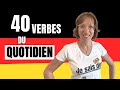 40 verbes en allemand  niveau dbutant