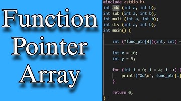"Mastering Array of Function Pointer in C Language - Step-by-Step Tutorial"