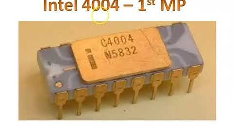 Introduction to Microprocessors, Multi-core processors, Data width, MIPS, Development chart