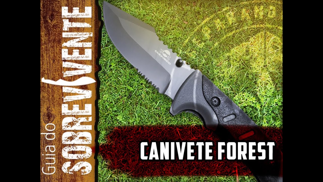 Canivete Forest – Pocket Knife  para Bushcraft, Trilhas, acampamento e escoteiros.