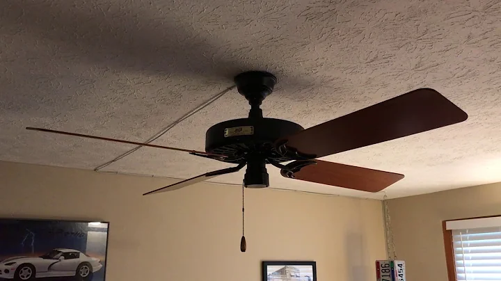 52" Hunter Original ceiling fan in black