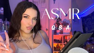 ASMR ~ Q&A 🤍 (whispering, rambling, personal attention)