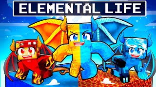 Having an ELEMENTAL DRAGON LIFE in Minecraft!