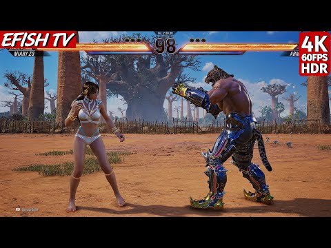 Miary Zo vs Armor King (Hardest AI) - Tekken 8