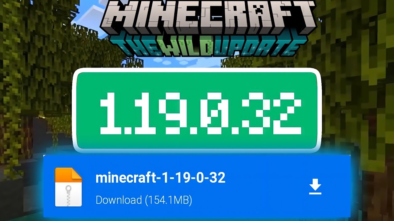 SAIU ATUALIZAÇÃO DO MINECRAFT PE 1.19 OFICIAL WILD UPDATE