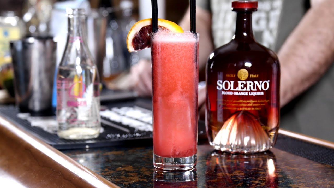 The Blood Orange Cooler Cocktail YouTube