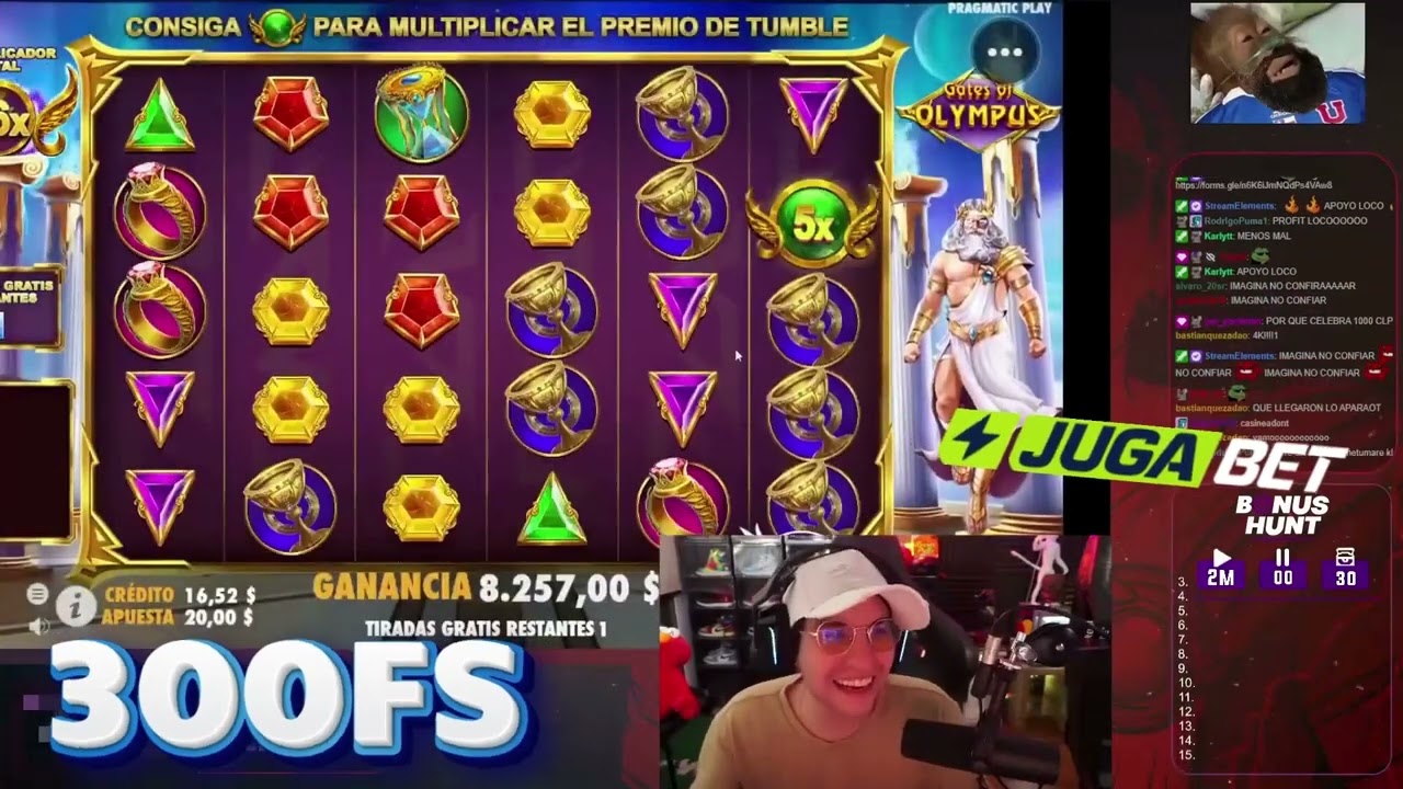 Interfaz de la aplicación móvil de Jugabet mostrando tragamonedas y menú de navegación