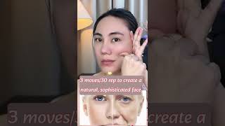 3 Facial Yoga for Anti-wrinkle, Smile Line #exercise #faceyoga #slimface #facelift#shortsfeed #viral