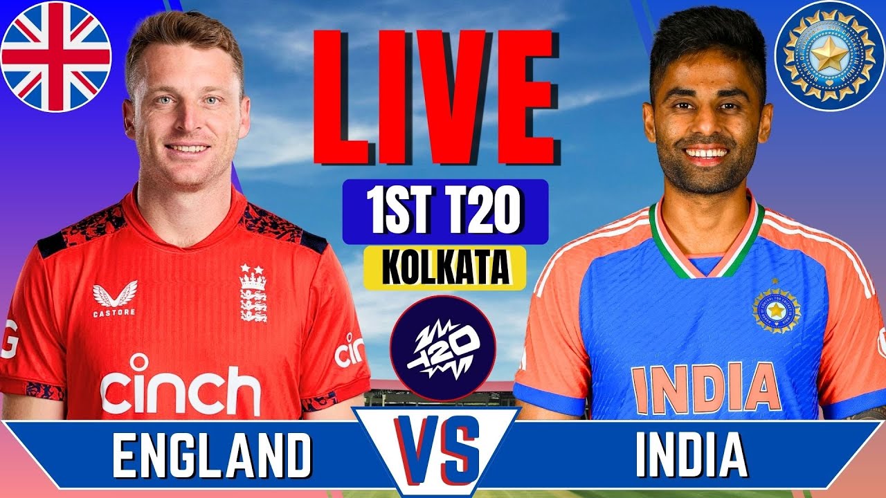 India vs England, 1st T20 | Live Cricket Match | IND vs ENG Live Match ...