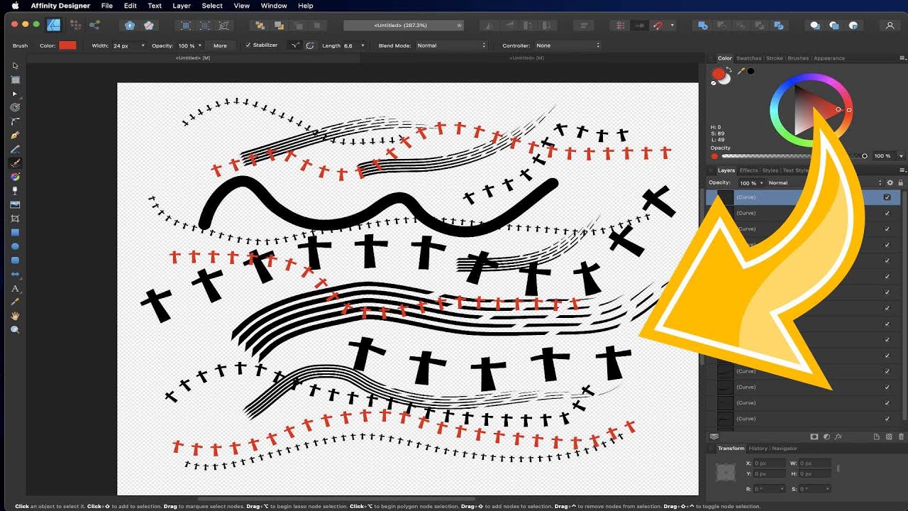 Create a Custom Brush in Affinity Designer - YouTube