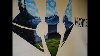 The Witcher Wall painting | Timelapse | HD