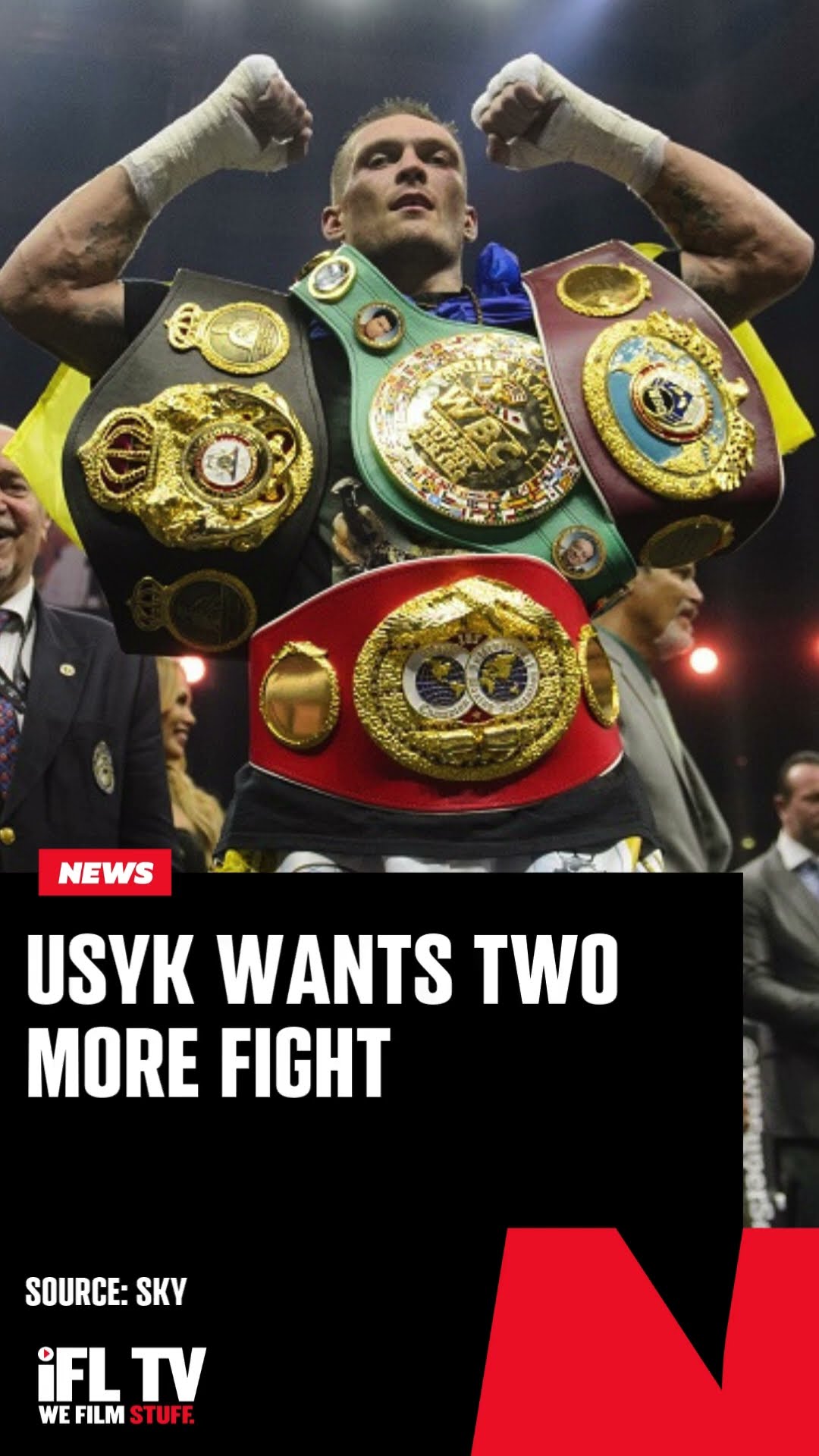 USYK SETS OUT RETIREMENT PLAN ‼️