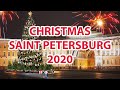 CHRISTMAS SAINT PETERSBURG 2020 // Живая ель на Дворцовой площади