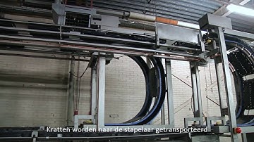 LETS bv - 5400 kratten per uur wassen, drogen, stapelen, ontstapelen en palletiseren