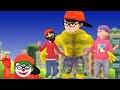 Bad Son Nick Transform NickHulk Vs RedHulk Joker Save Papa - Scary Teacher 3D Happy Ending Story