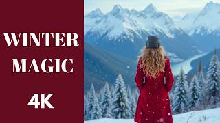 Escape to a Winter Wonderland ❄️ Beautiful 4K Nature Views
