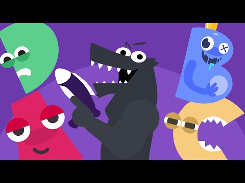 a b c d e f GUN | Alphabet Lore Animation